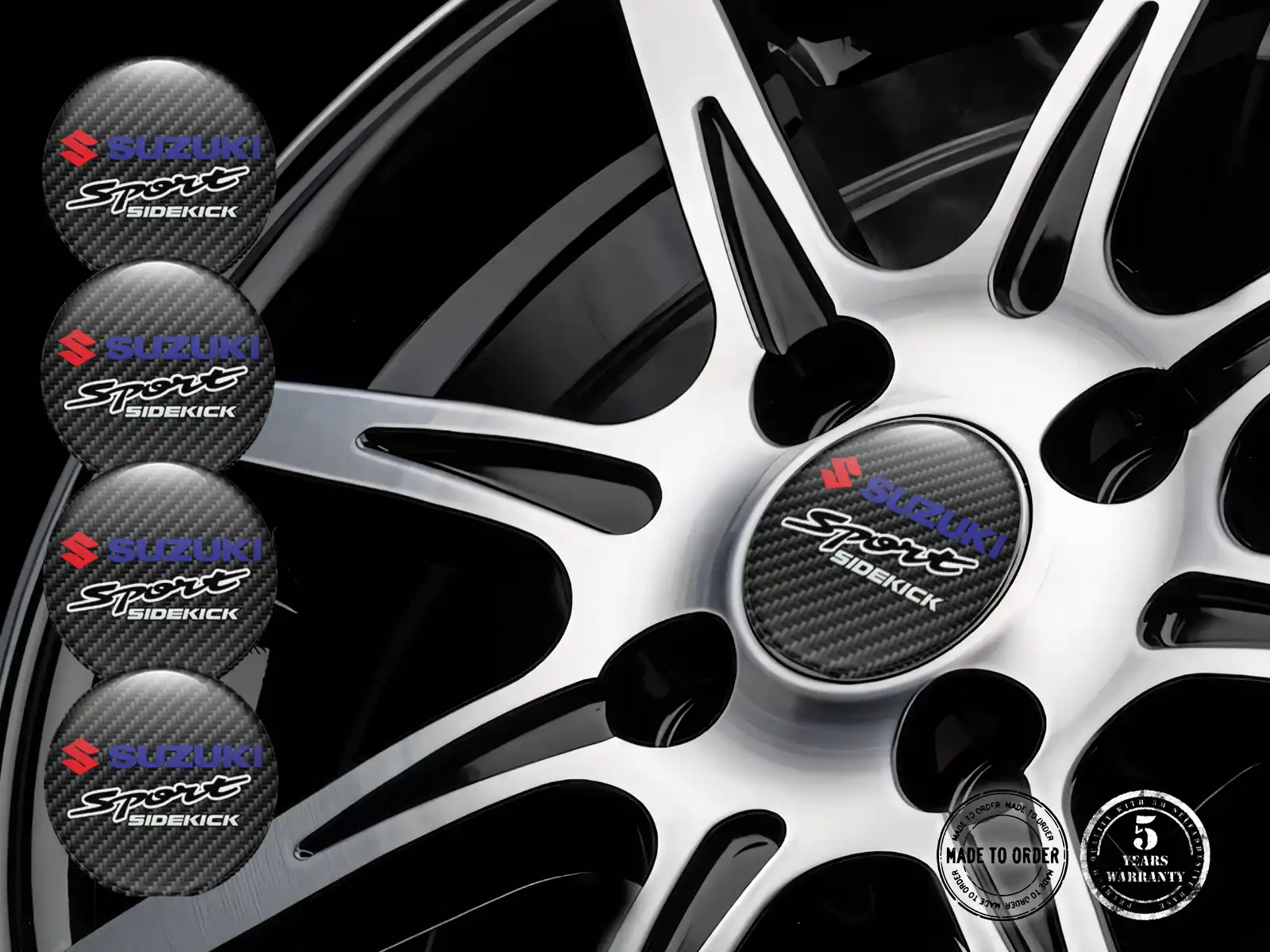 Suzuki Raddekor Stil Individuelle Dome-Plaketten